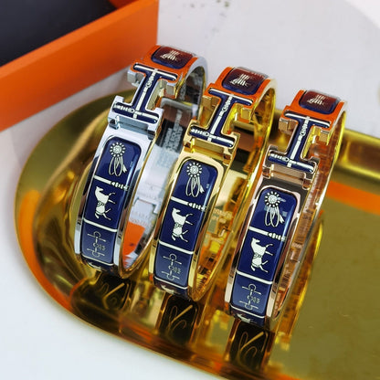 [Love Lucky]H COUVERTURES DARK BLUE BRACELET