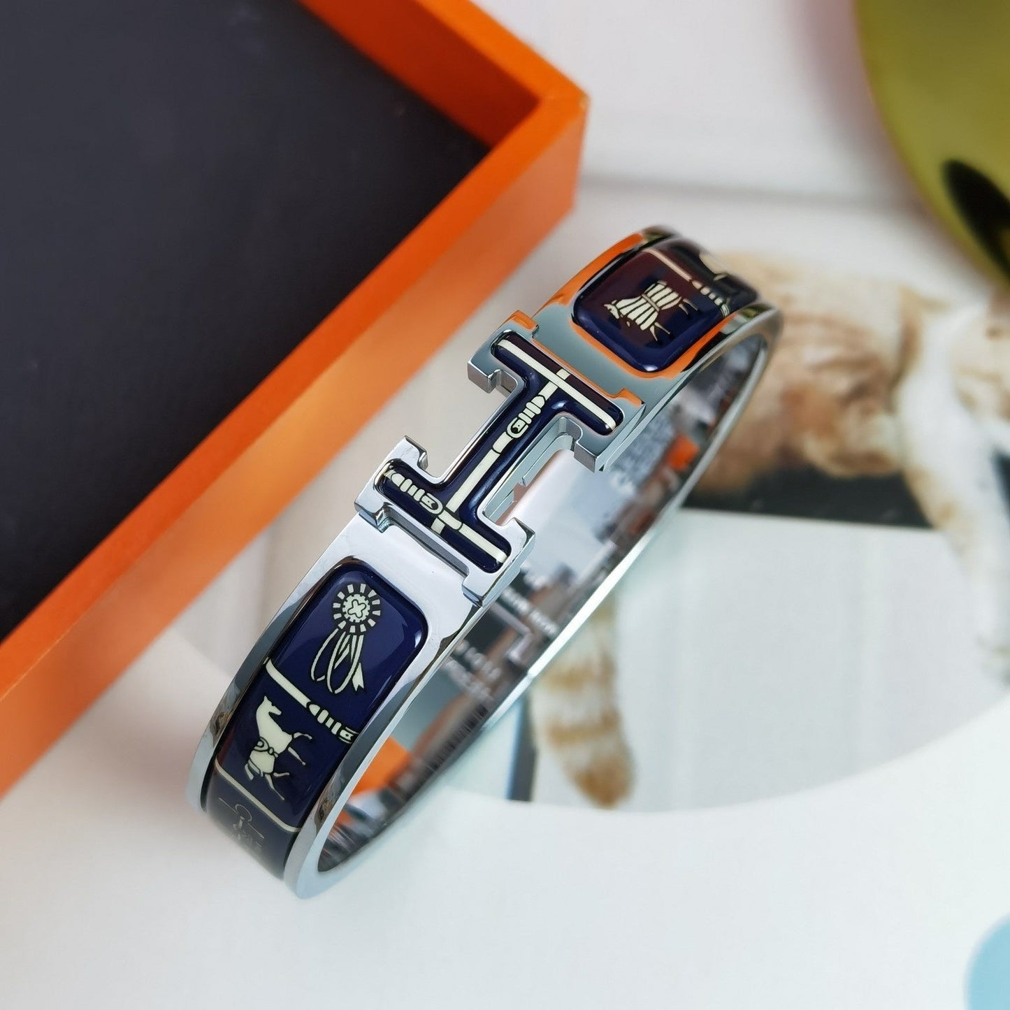 [Love Lucky]H COUVERTURES DARK BLUE BRACELET