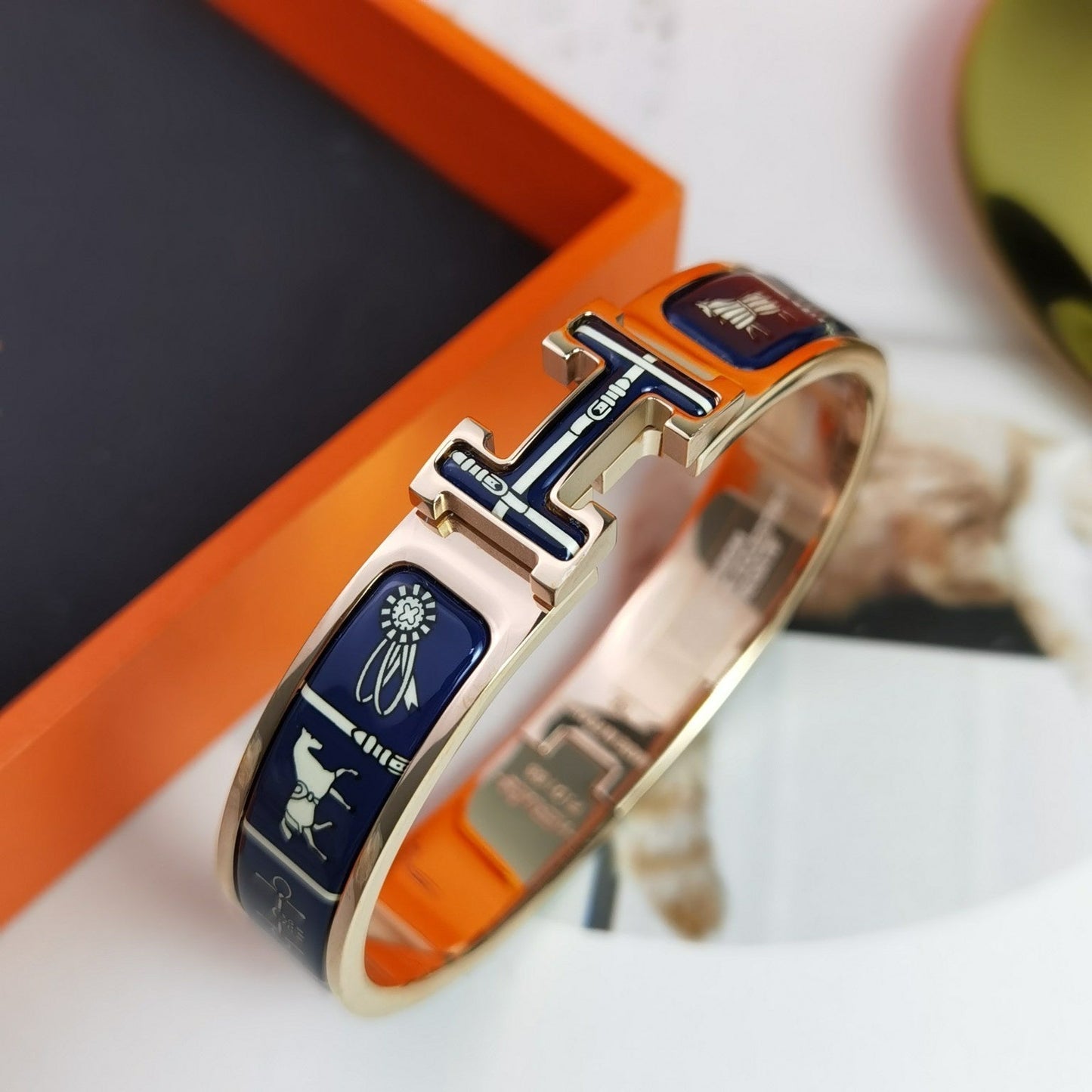 [Love Lucky]H COUVERTURES DARK BLUE BRACELET
