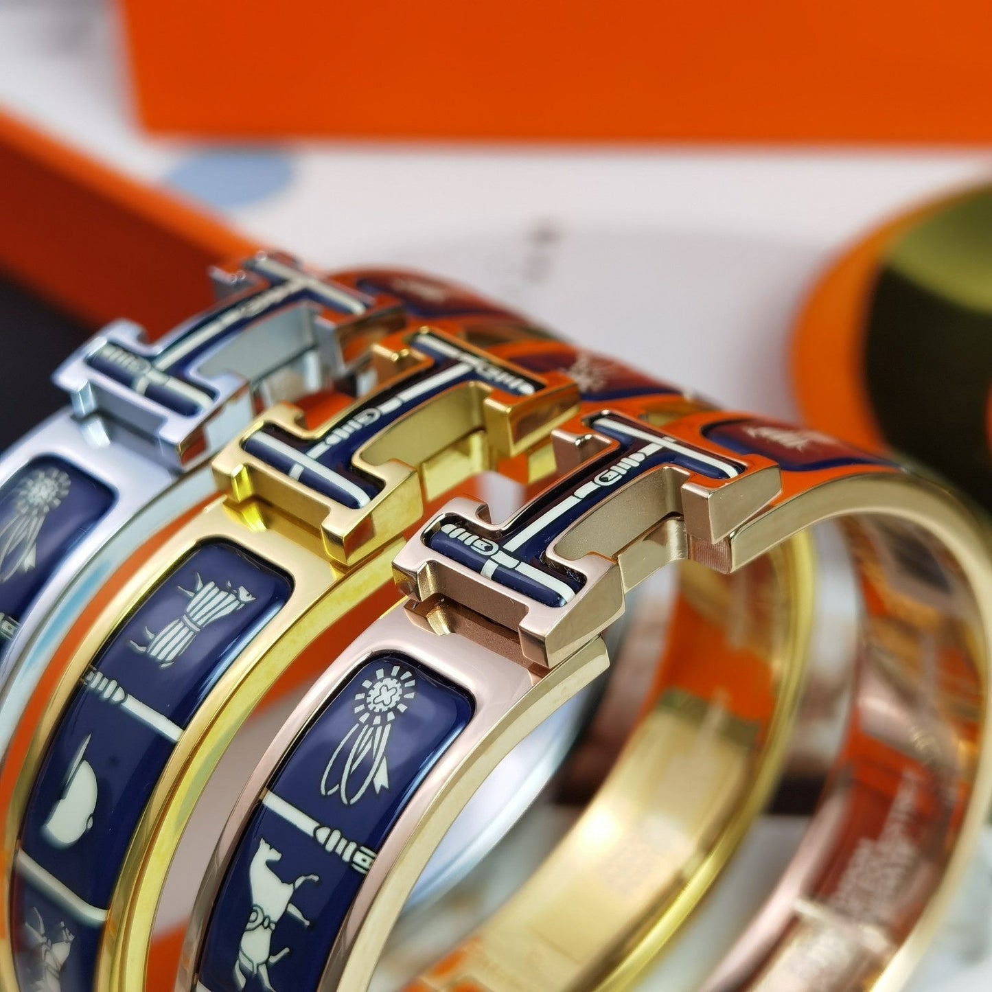 [Love Lucky]H COUVERTURES DARK BLUE BRACELET