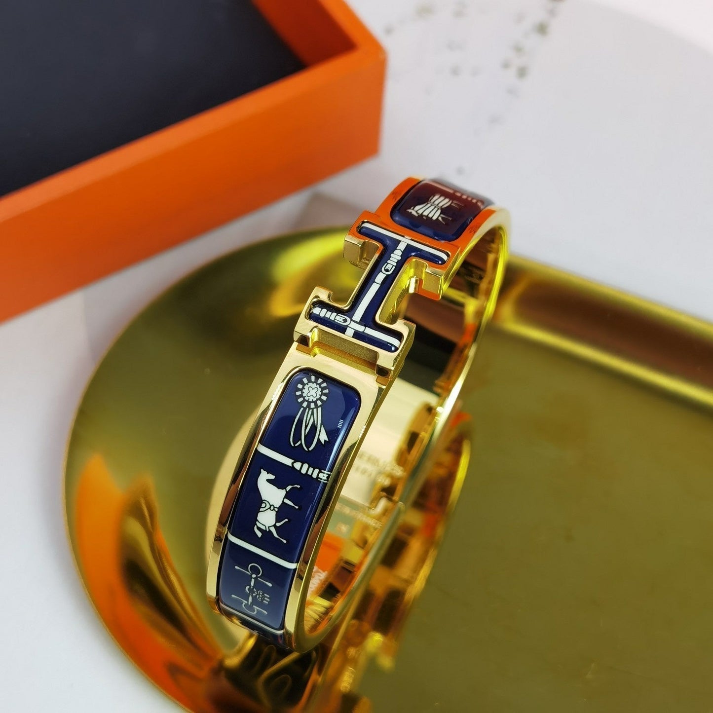 [Love Lucky]H COUVERTURES DARK BLUE BRACELET