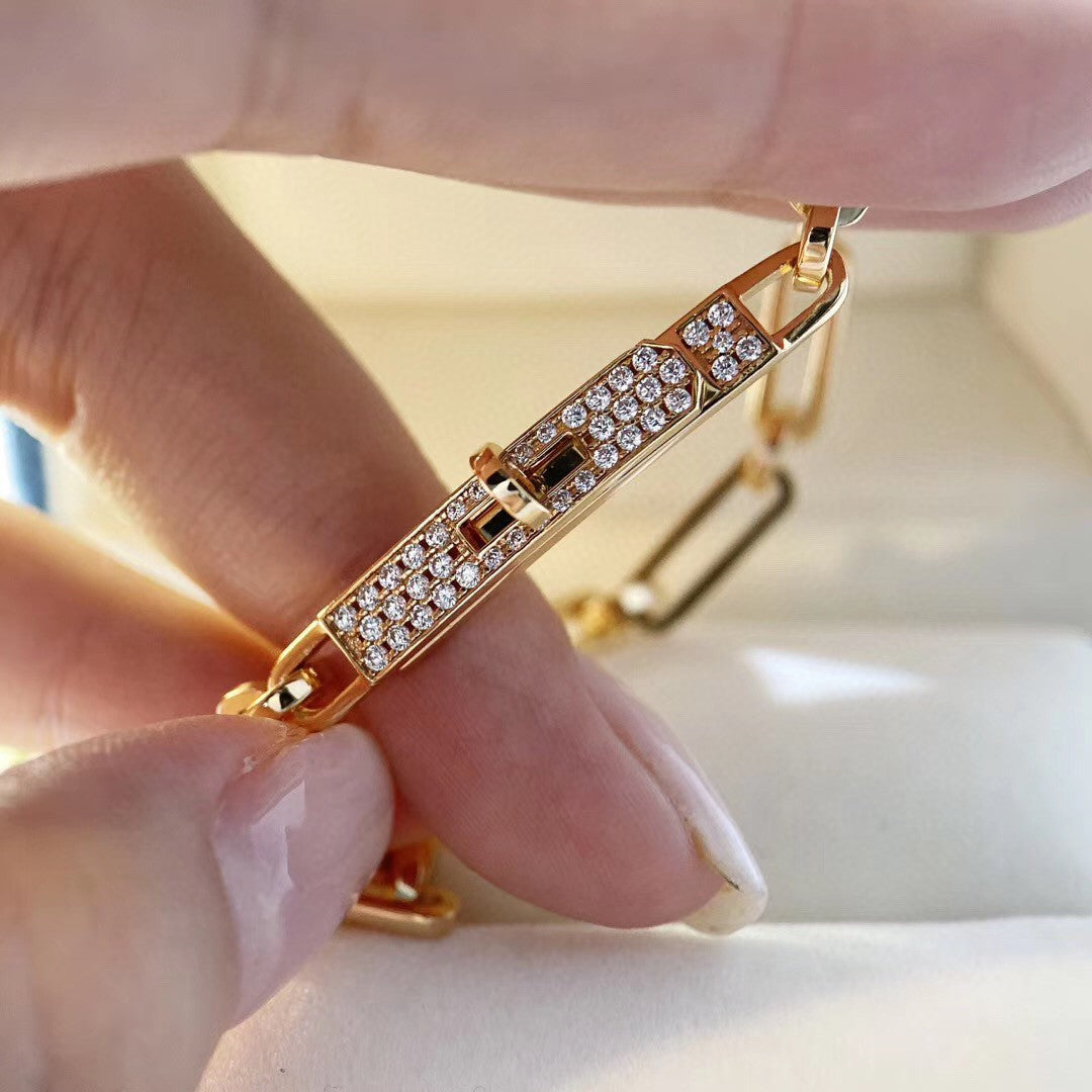 [Love Lucky]CHAINE BRACELET SMALL MODEL DIAMOND