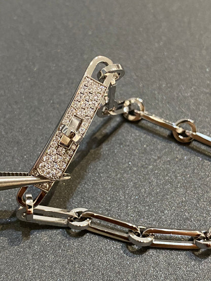 [Love Lucky]CHAINE BRACELET SMALL MODEL DIAMOND