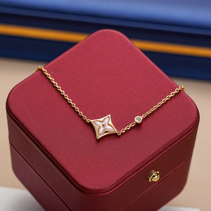 [Love Lucky]STAR 1 DIAMOND PINK GOLD BRACELET