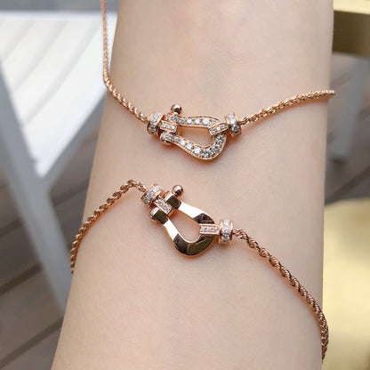 [Love Lucky]FORCE 10 PINK GOLD DIAMOND NECKLACE