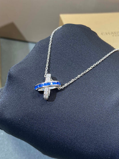 [Love Lucky]LIENS DIAMOND SILVER NECKLACE