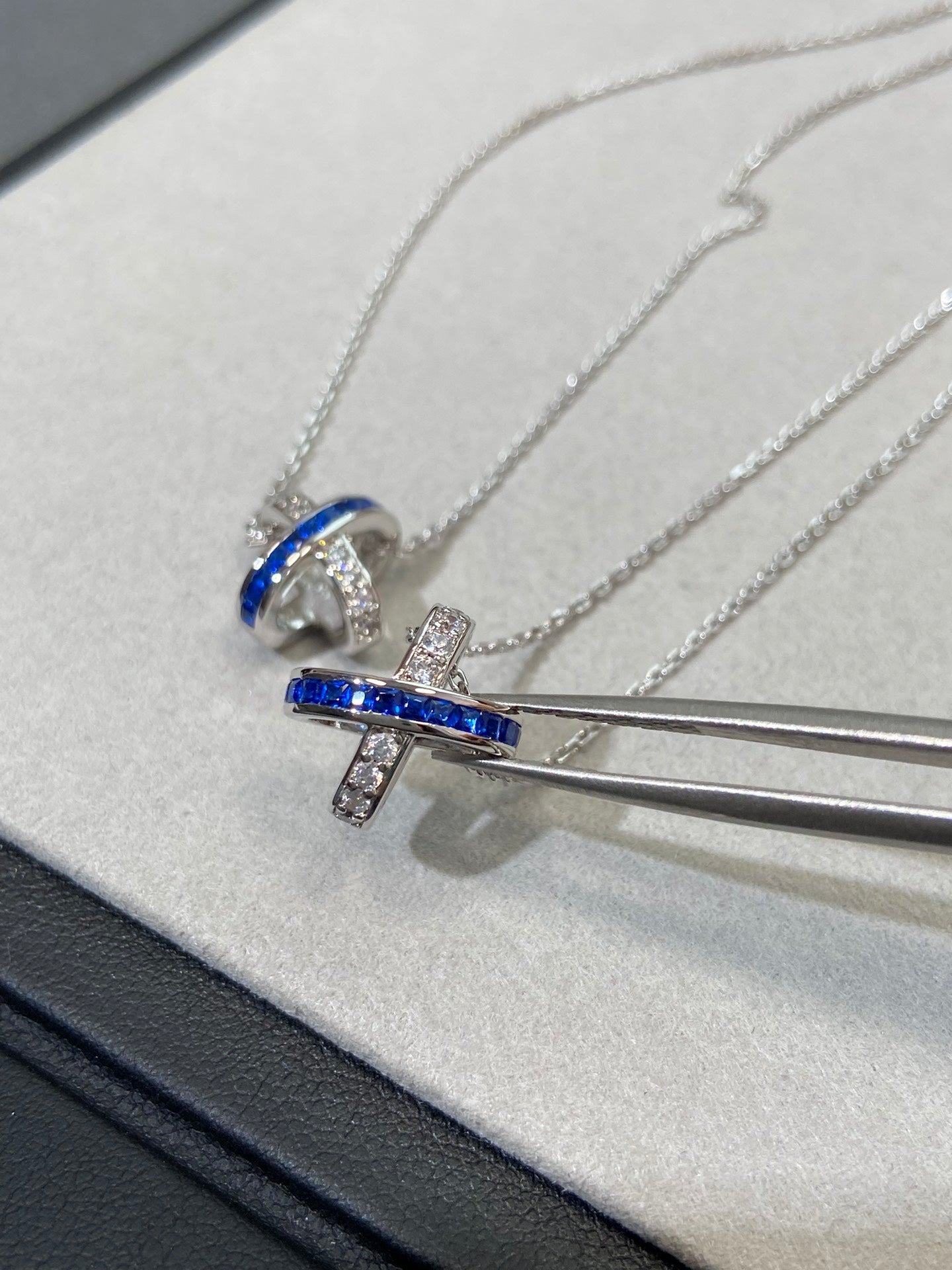 [Love Lucky]LIENS DIAMOND SILVER NECKLACE