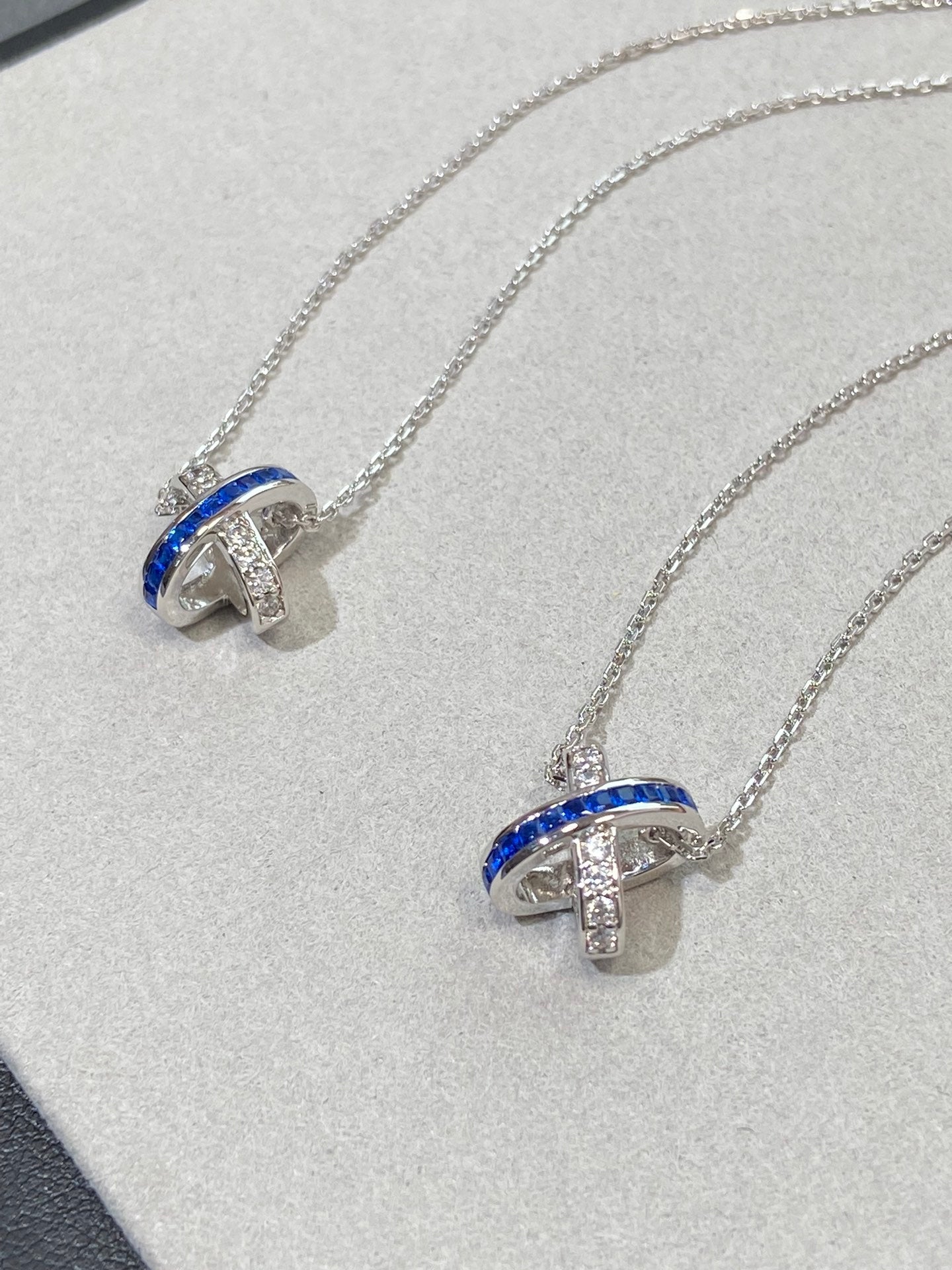 [Love Lucky]LIENS DIAMOND SILVER NECKLACE