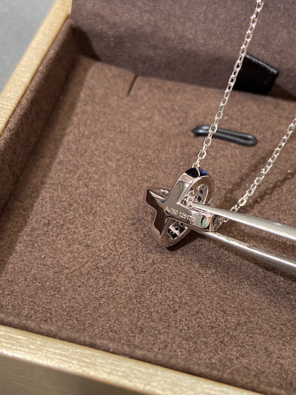 [Love Lucky]LIENS DIAMOND SILVER NECKLACE