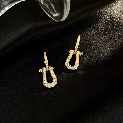 [Love Lucky]FORCE 10 FULL DIAMOND DROP EARRINGS MEDIUM MODEL