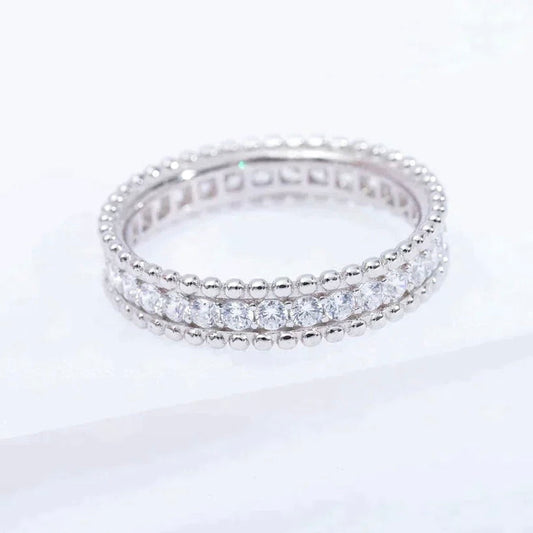 [Love Lucky]PERLEE DIAMOND SILVER RING