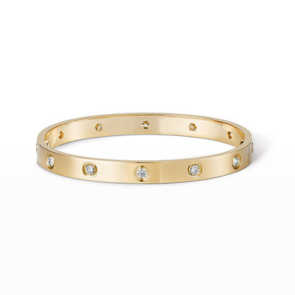 [Love Lucky]LOVE BRACELET 6.1MM 10 DIAMONDS