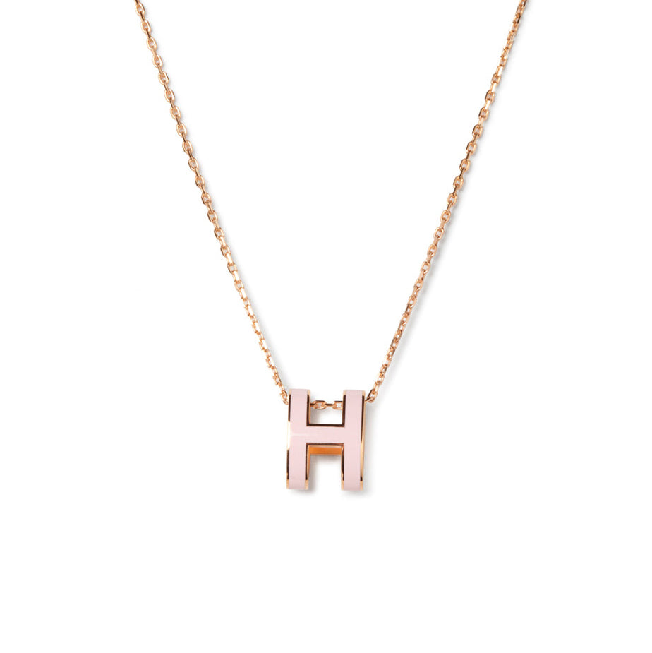 [Love Lucky]POP H PEDANT PINK GOLD