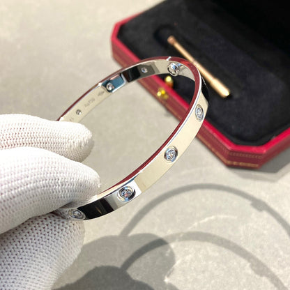 [Love Lucky]LOVE BRACELET 6.1MM 10 DIAMONDS