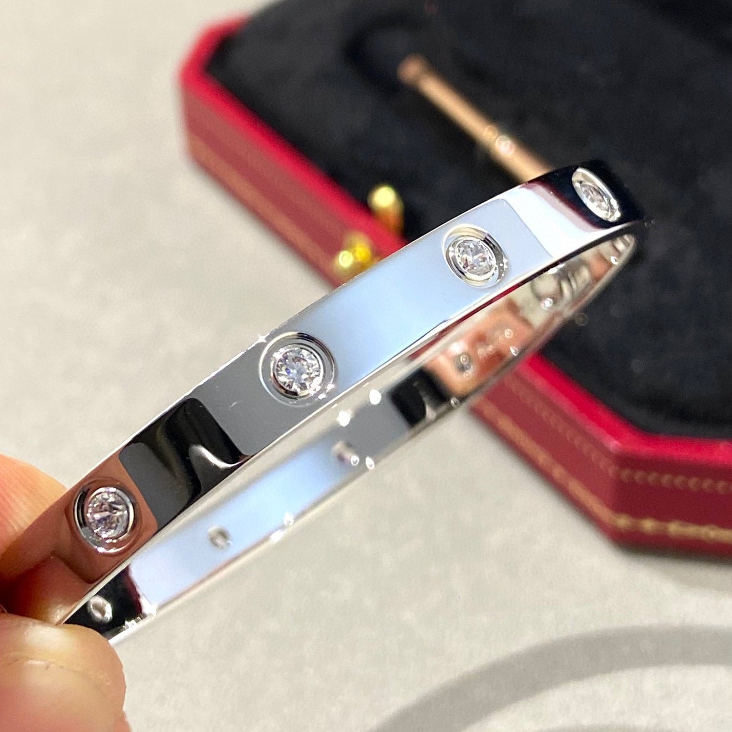 [Love Lucky]LOVE BRACELET 6.1MM 10 DIAMONDS