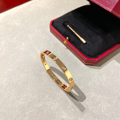 [Love Lucky]LOVE BRACELET 6.1MM 10 DIAMONDS