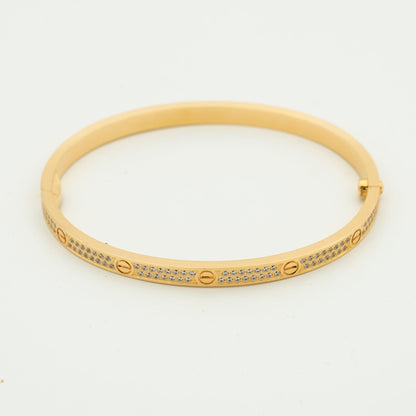 [Love Lucky]LOVE BRACELET 3.65MM DIAMOND-PAVED