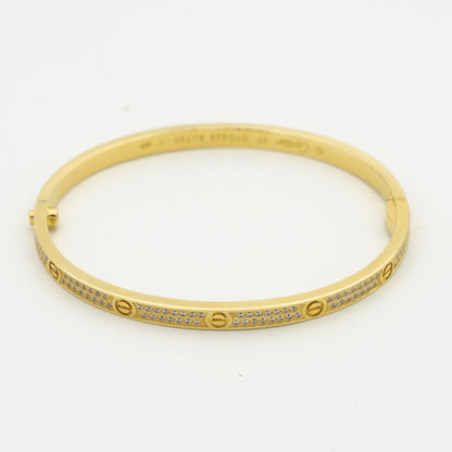 [Love Lucky]LOVE BRACELET 3.65MM DIAMOND-PAVED