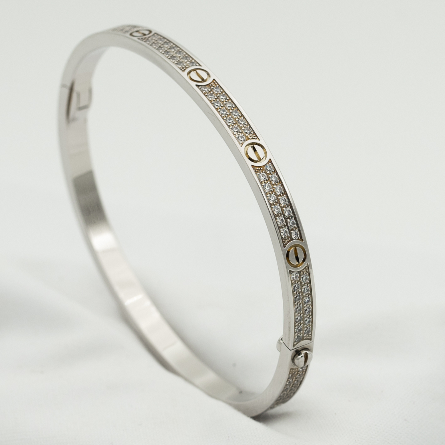 [Love Lucky]LOVE BRACELET 3.65MM DIAMOND-PAVED
