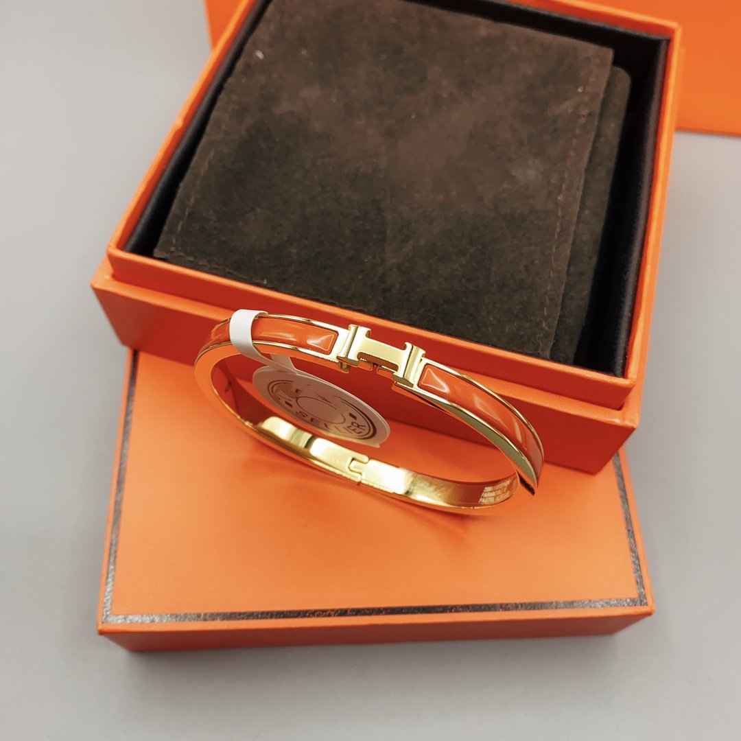 [Love Lucky]CLASSIC HM CLIC RED 8MM ENAMEL BRACELET