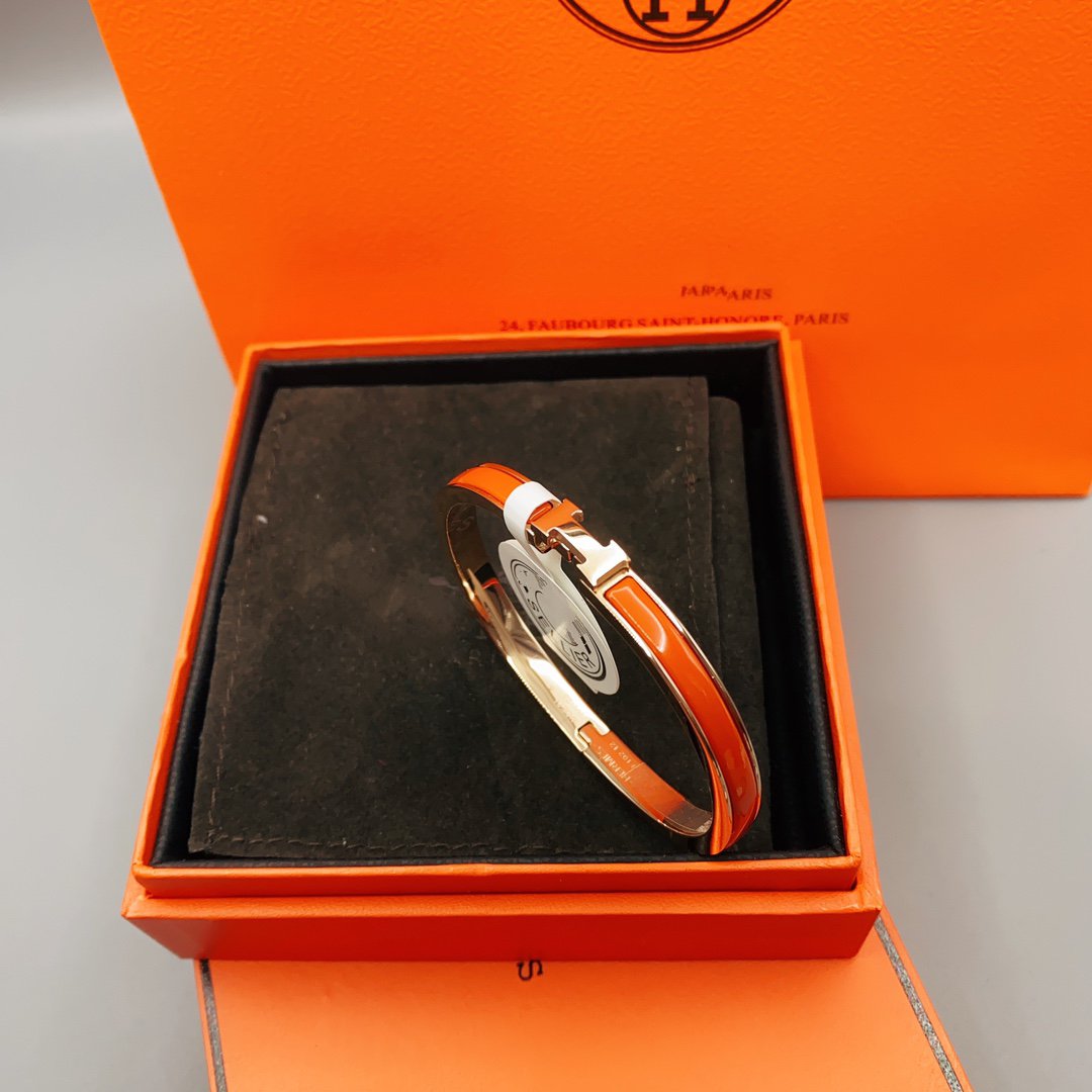 [Love Lucky]CLASSIC HM CLIC RED 8MM ENAMEL BRACELET