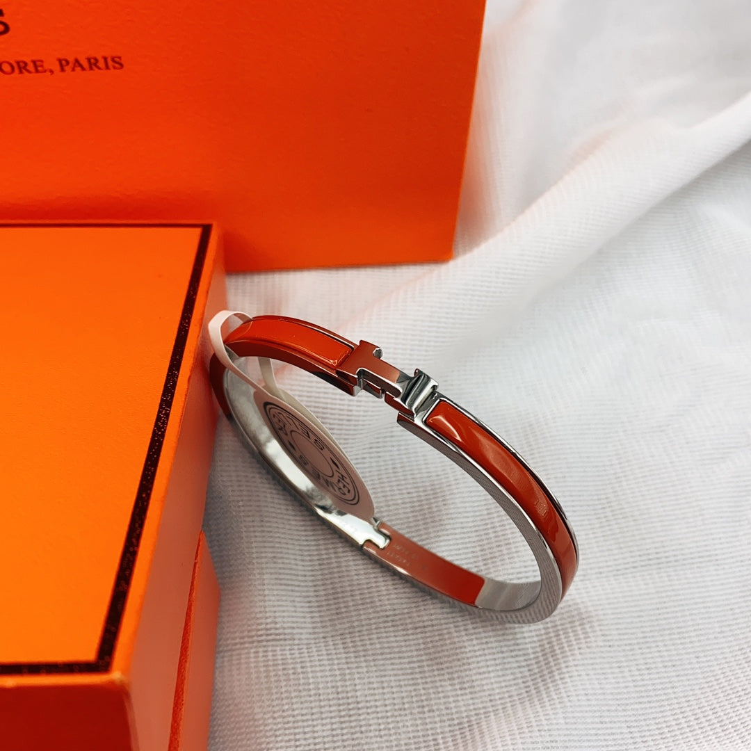 [Love Lucky]CLASSIC HM CLIC RED 8MM ENAMEL BRACELET