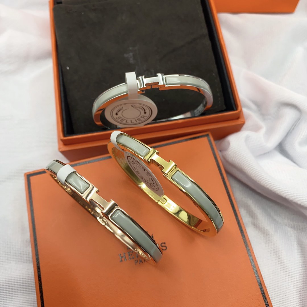 [Love Lucky]CLASSIC HM CLIC GREEN 8MM ENAMEL BRACELET