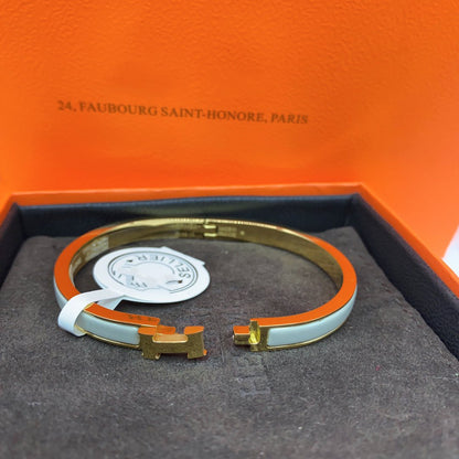 [Love Lucky]CLASSIC HM CLIC GREEN 8MM ENAMEL BRACELET
