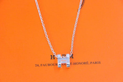 [Love Lucky]HM NECKLACE H LETTER OVAL SERIES