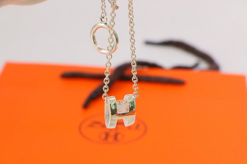 [Love Lucky]HM NECKLACE H LETTER OVAL SERIES