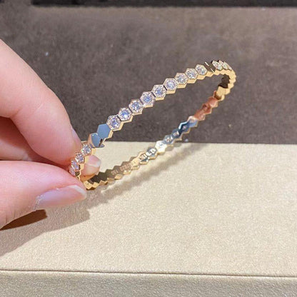 [Love Lucky]BEE LOVE GOLD BRACELET FULL DIAMOND