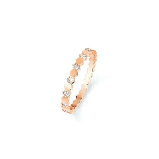 [Love Lucky]BEE LOVE RING PINK GOLD DIAMOND