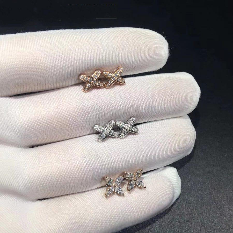 [Love Lucky]JEUX DE DIAMOND EARRINGS