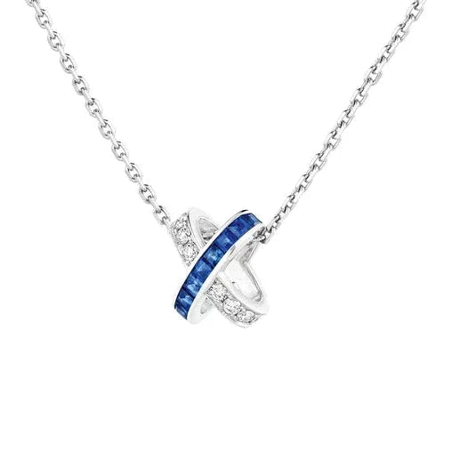 [Love Lucky]LIENS DIAMOND SILVER NECKLACE