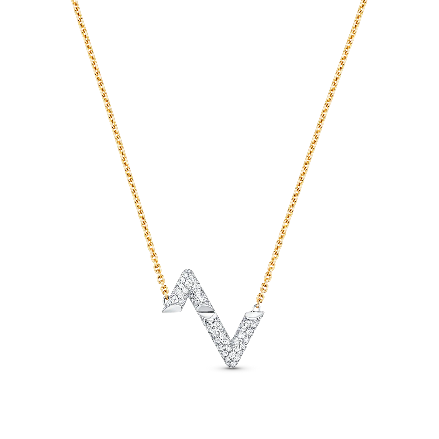 [Love Lucky]VOLT SILVER DIAMOND PEDANT NECKLACE