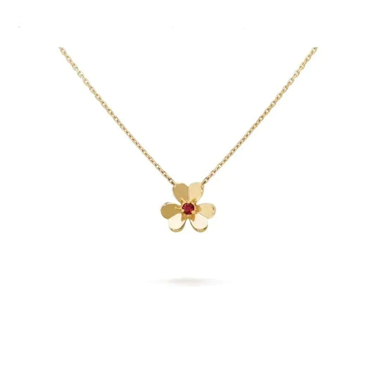 [Love Lucky]FRIVOLE GOLD FLOWER NECKLACE